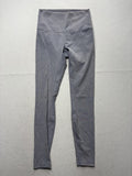 Lululemon Leggings Womens 6 Gray High Rise 27.5" Inseam Ankle Yoga Stretch Knit