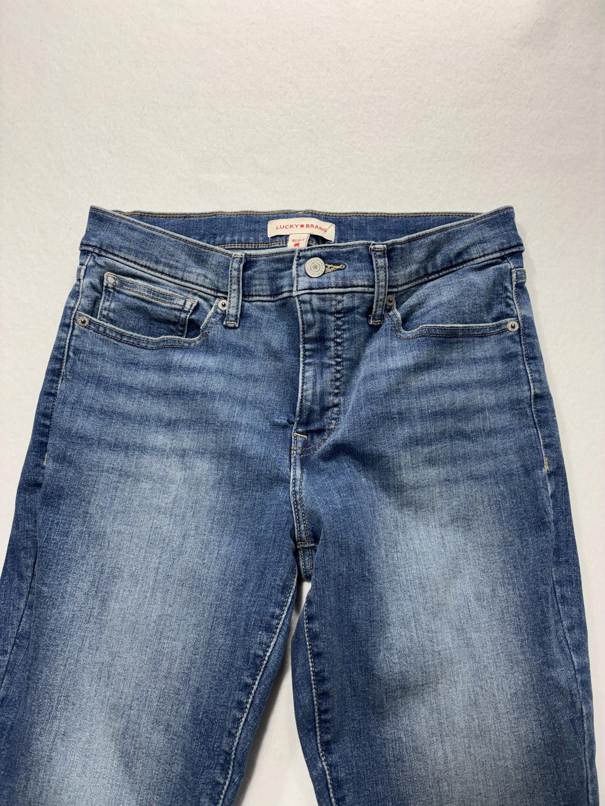 Lucky Brand Jeans Womens 10/30 Blue Medium Wash Ava Mid Rise Skinny 30x29