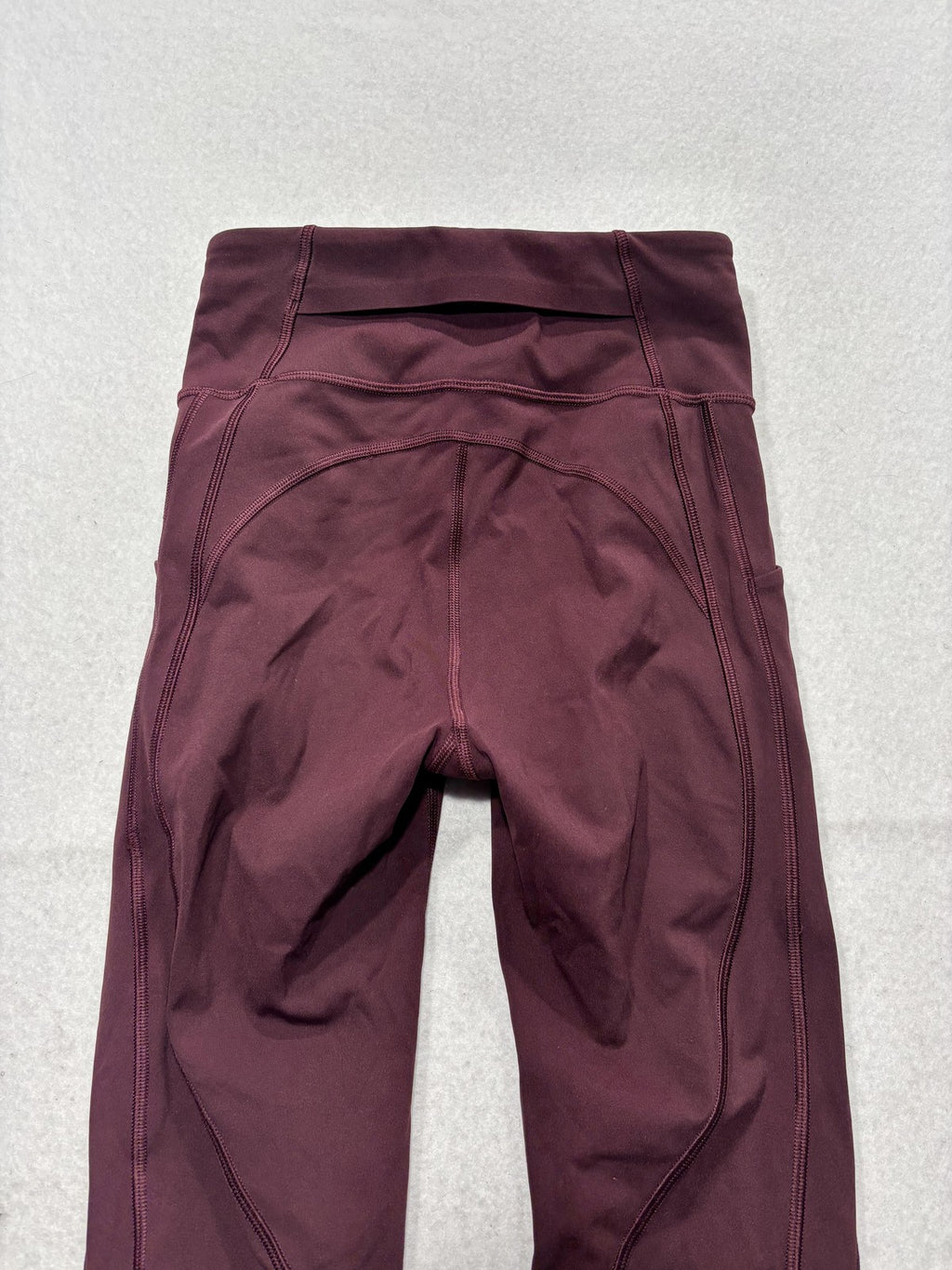 Lululemon Leggings Womens 2 Purple High Rise Cropped 23" Inseam Yoga Stretch