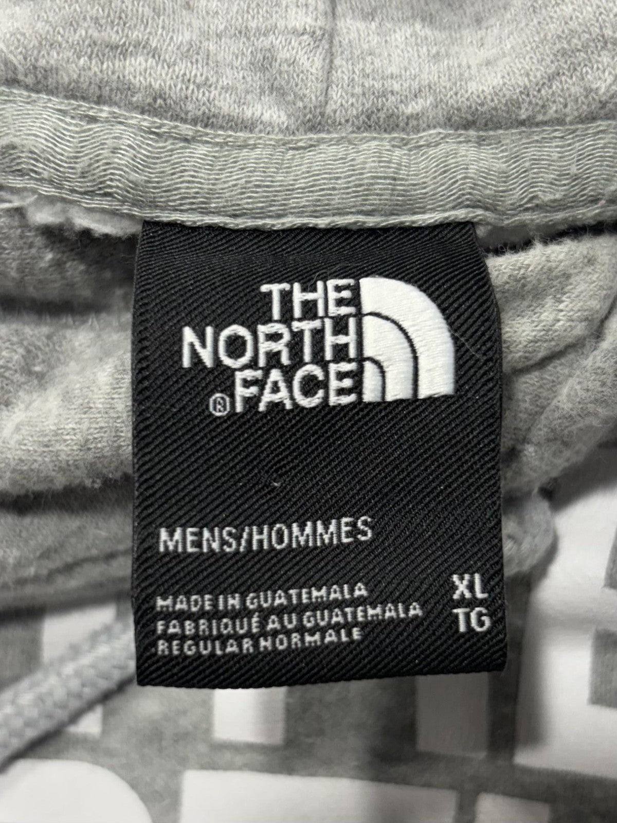 The North Face Hoodie Mens XL Gray Fleece Pullover Logo Kangaroo Pocket Outdoor
