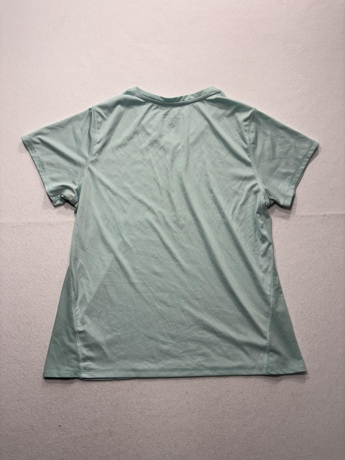 Champion Shirt Womens 2XL Green V Neck Short Sleeve Moisture Wicking Top
