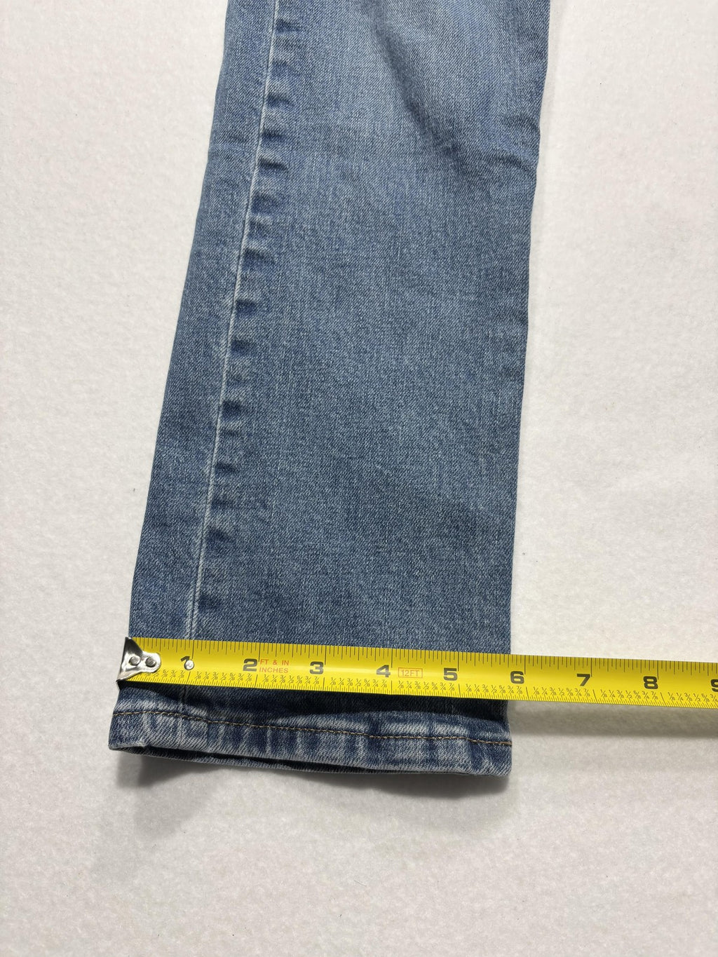 Everlane Jeans Womens 29 Blue Medium Wash Straight Leg Mid Rise Stretch 29x27.5