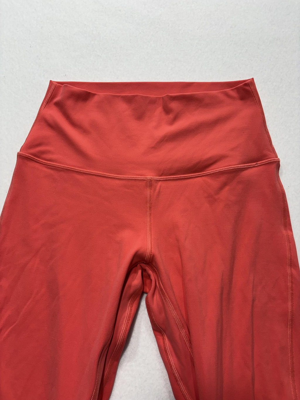 Lululemon Leggings Womens XS Red High Rise 26" Inseam Ankle Yoga Stretch Active