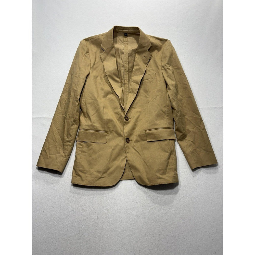 J.Crew Thompson Suit Jacket Mens 38R Beige Cotton 2-Button Blazer BW431 NEW