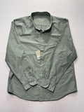 Mack Weldon Shirt Mens 2XL Green Oxford Long Sleeve Button Up Performance Casual
