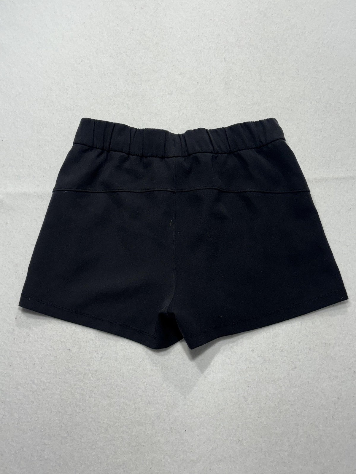 Lululemon Running Shorts Womens 6 Black 3" Inseam Drawstring Pockets Athletic