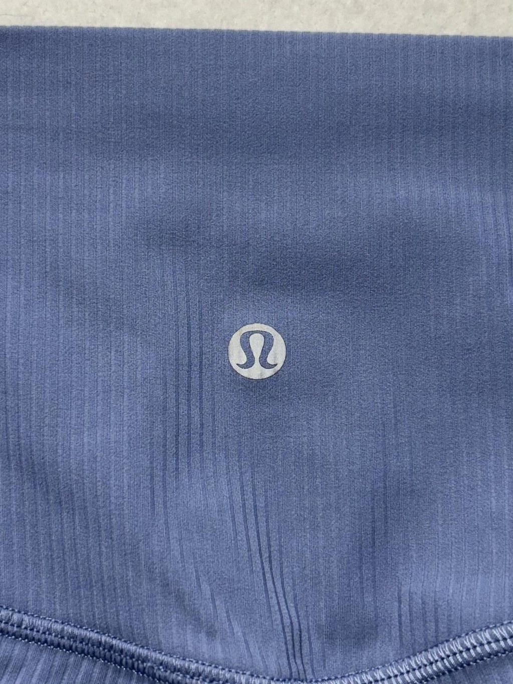 Lululemon Leggings Womens 6 Blue High Rise 23" Inseam Ankle Ribbed Yoga Stretch