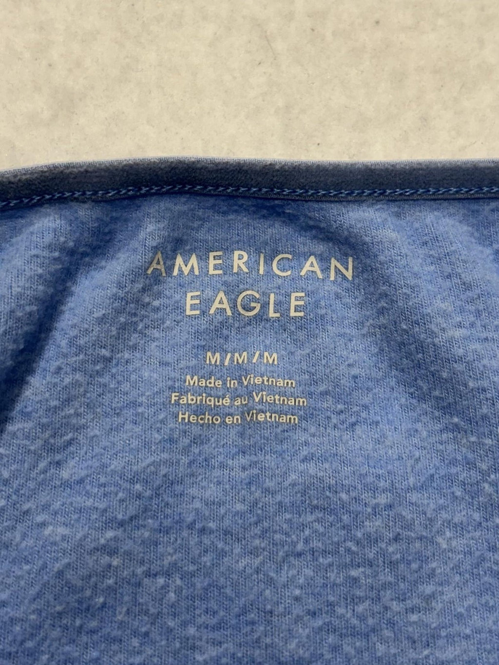 American Eagle Outfitters Camisole Tank Top Womens M Blue Adjustable Strap