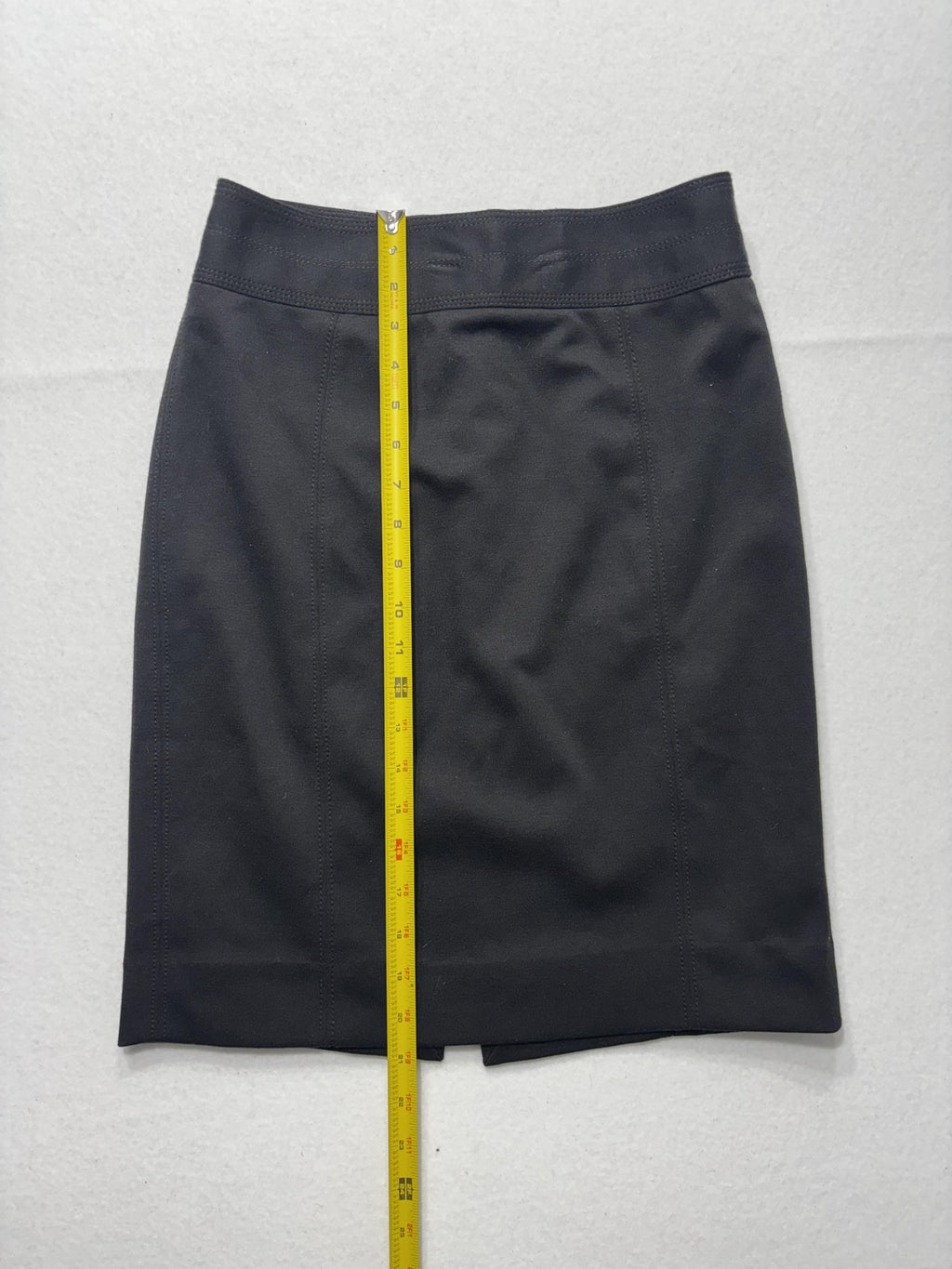 White House Black Market Skirt Womens 2 Black Stretch Pencil Knee Length Work