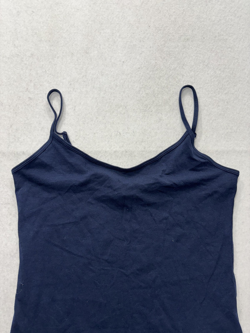 Forever 21 Tank Top Womens M Blue Camisole Adjustable Spaghetti Strap Basic