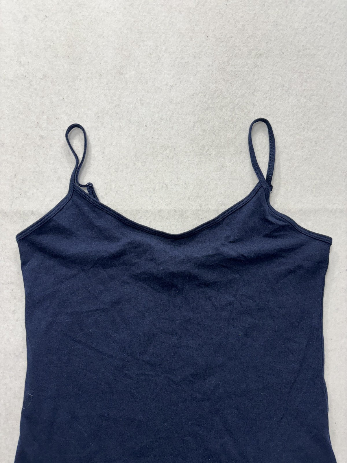 Forever 21 Tank Top Womens M Blue Camisole Adjustable Spaghetti Strap Basic