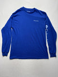 Columbia Shirt Mens Large Blue Adventure Is Waiting Long Sleeve Graphic Tee