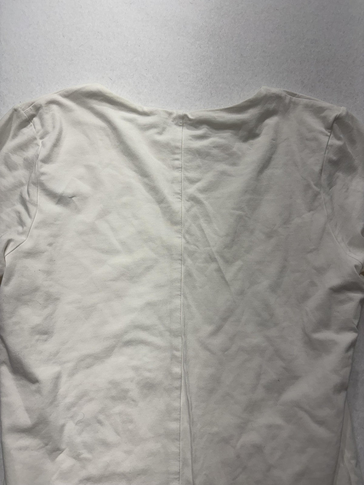 Everlane Bodysuit Womens Medium White Supima Cotton Jersey Short Sleeve Thong
