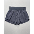 Lululemon Gray High Rise Running Shorts Womens 6 Zip Pocket 2.5" Inseam LWSDS