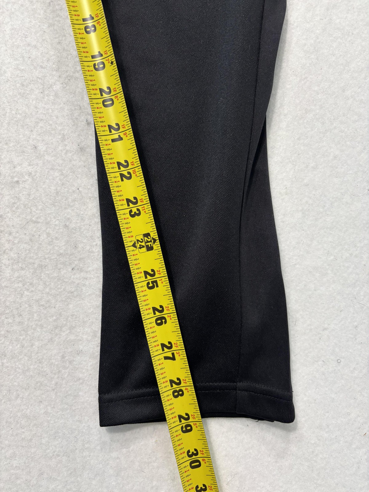 Adidas Track Pants Mens Medium Black AEROREADY Elastic Waist Side Stripe