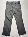 Banana Republic Chino Pants Mens 36x34 Gray Straight Fit Chambray Casual Work