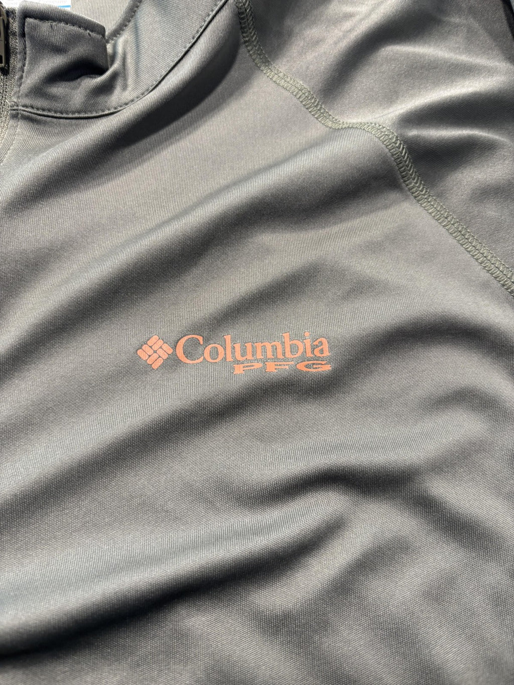 Columbia Pullover Mens XL Green Long Sleeve PFG Omni-Shade 1/4 Zip Fishing Shirt