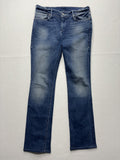 True Religion Cora Jeans Womens 28 Blue Medium Wash Mid Rise Straight 28x31