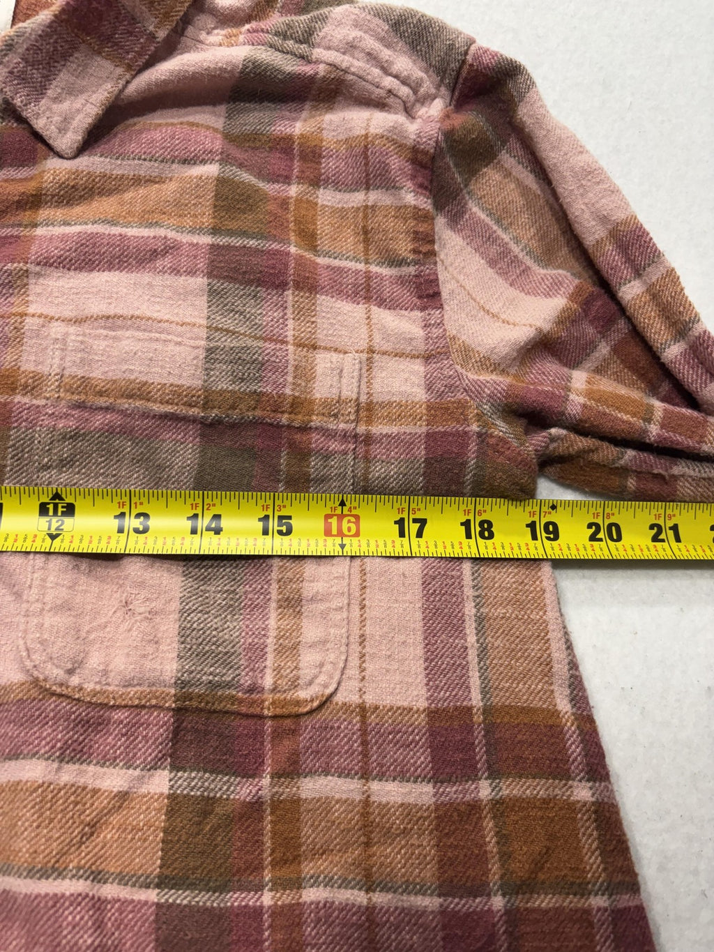American Eagle Outfitters Button Up Shirt Womens Small Pink Plaid Flannel Casual