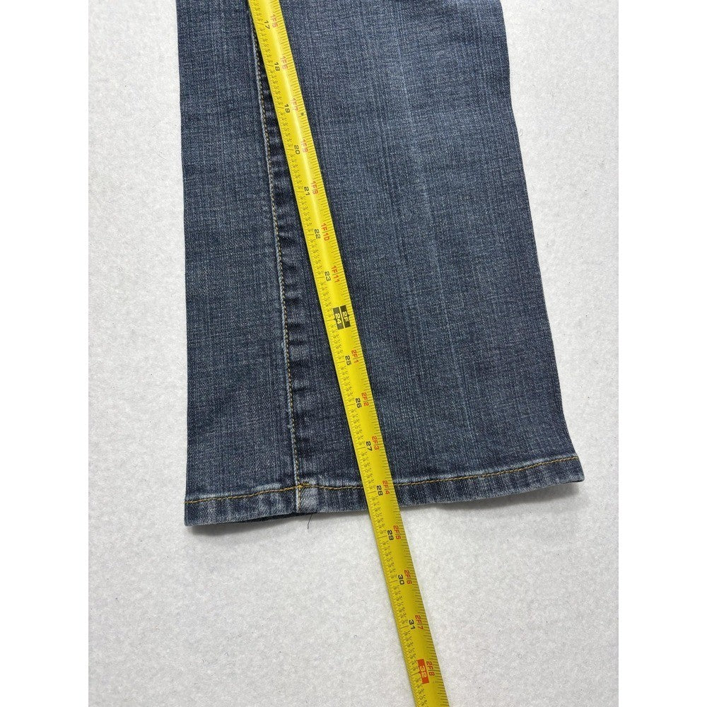 Michael Kors Jeans Womens 8P Blue Medium Wash Mid Rise Bootcut Stretch 30x30
