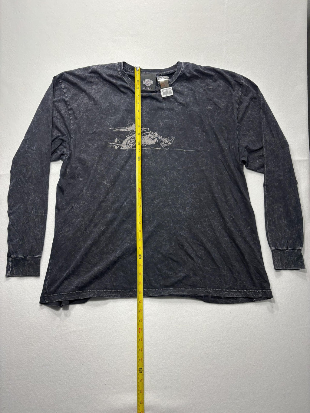 Harley-Davidson Shirt Mens 3XL Black Willie G Peace Graphic Long Sleeve Museum