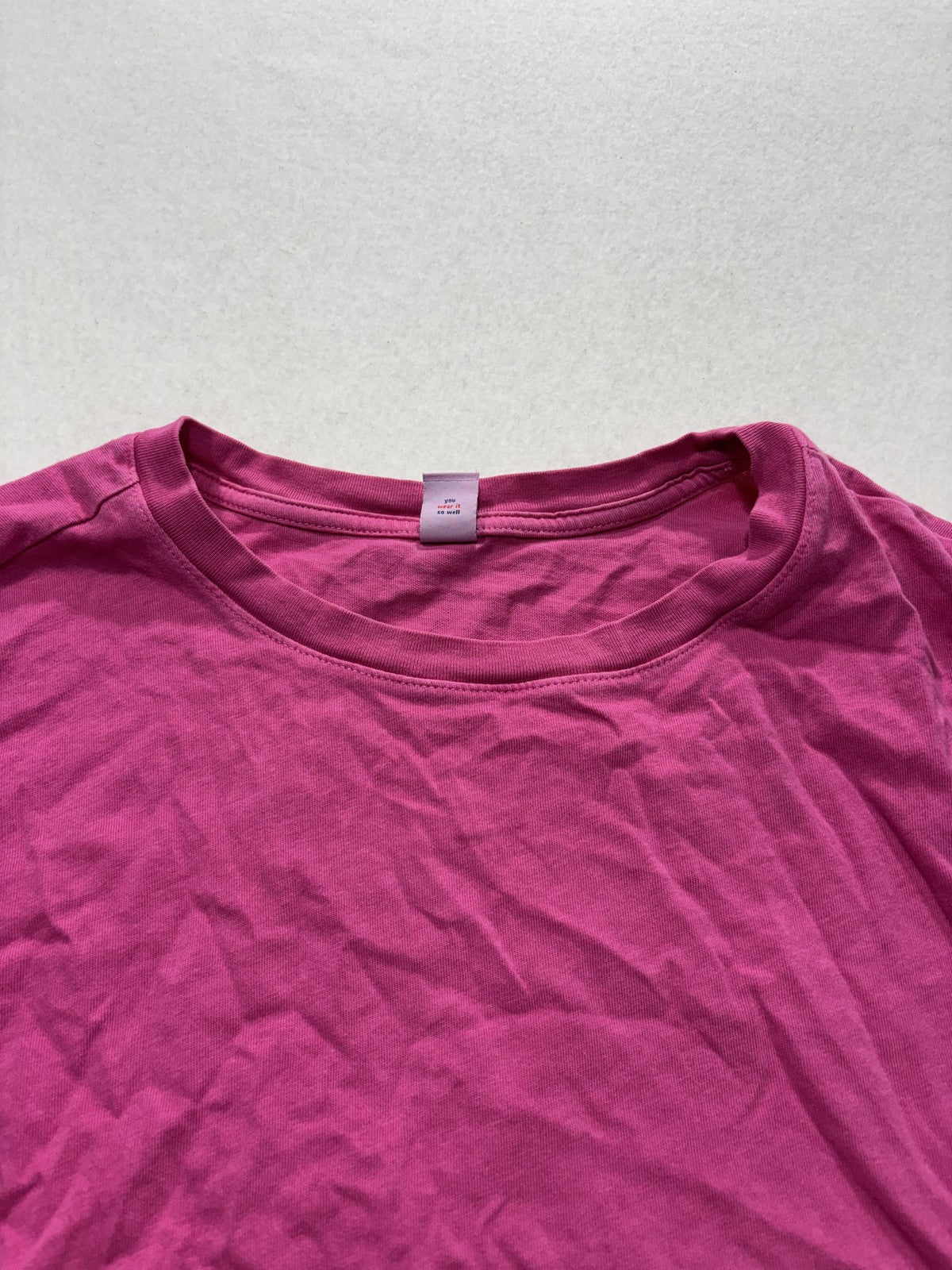 Old Navy Shirt Mens 2XL Pink Vintage Tee Crew Neck Short Sleeve Basic Casual