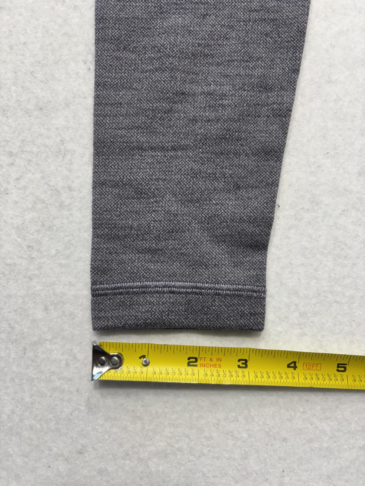 Lululemon Leggings Womens 2 Gray High Rise 25" Inseam Ankle Yoga Stretch Active