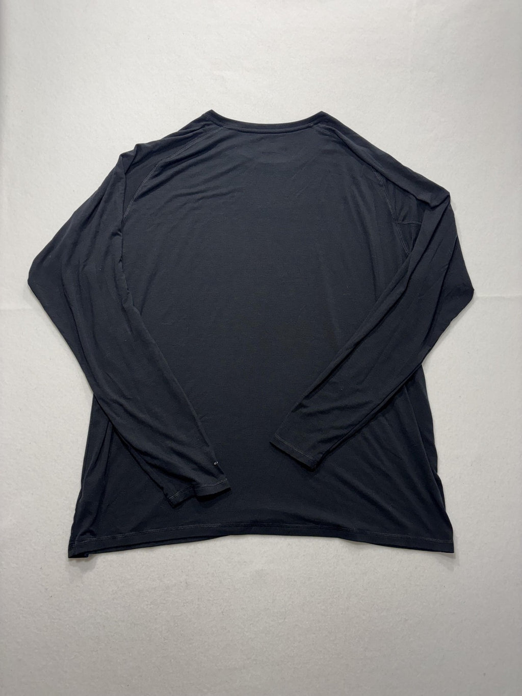 Columbia Shirt Mens 2XL Black Long Sleeve Raglan Stretch Jersey Tee Lightweight