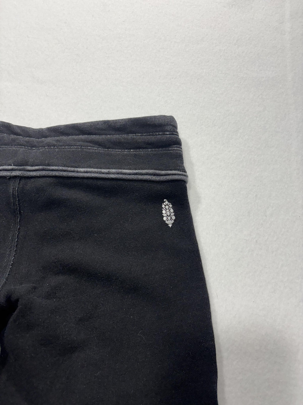 FP Movement Leggings Womens Small Black Colorblock Drawstring Pocket Ankle
