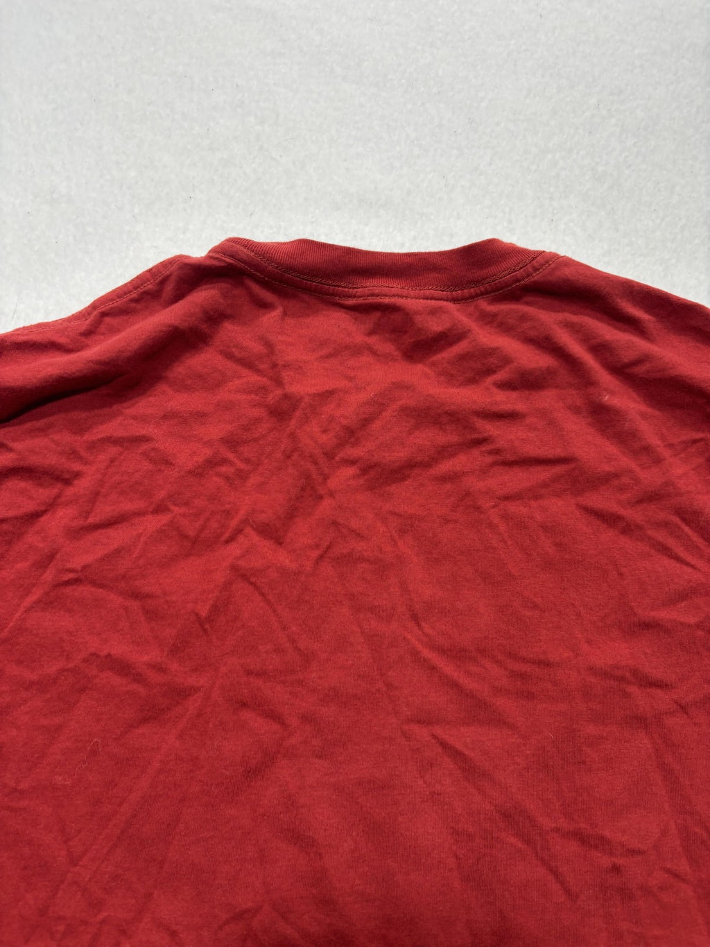 True Religion Shirt Mens Small Red Buddha Logo Graphic Tee Short Sleeve Cotton