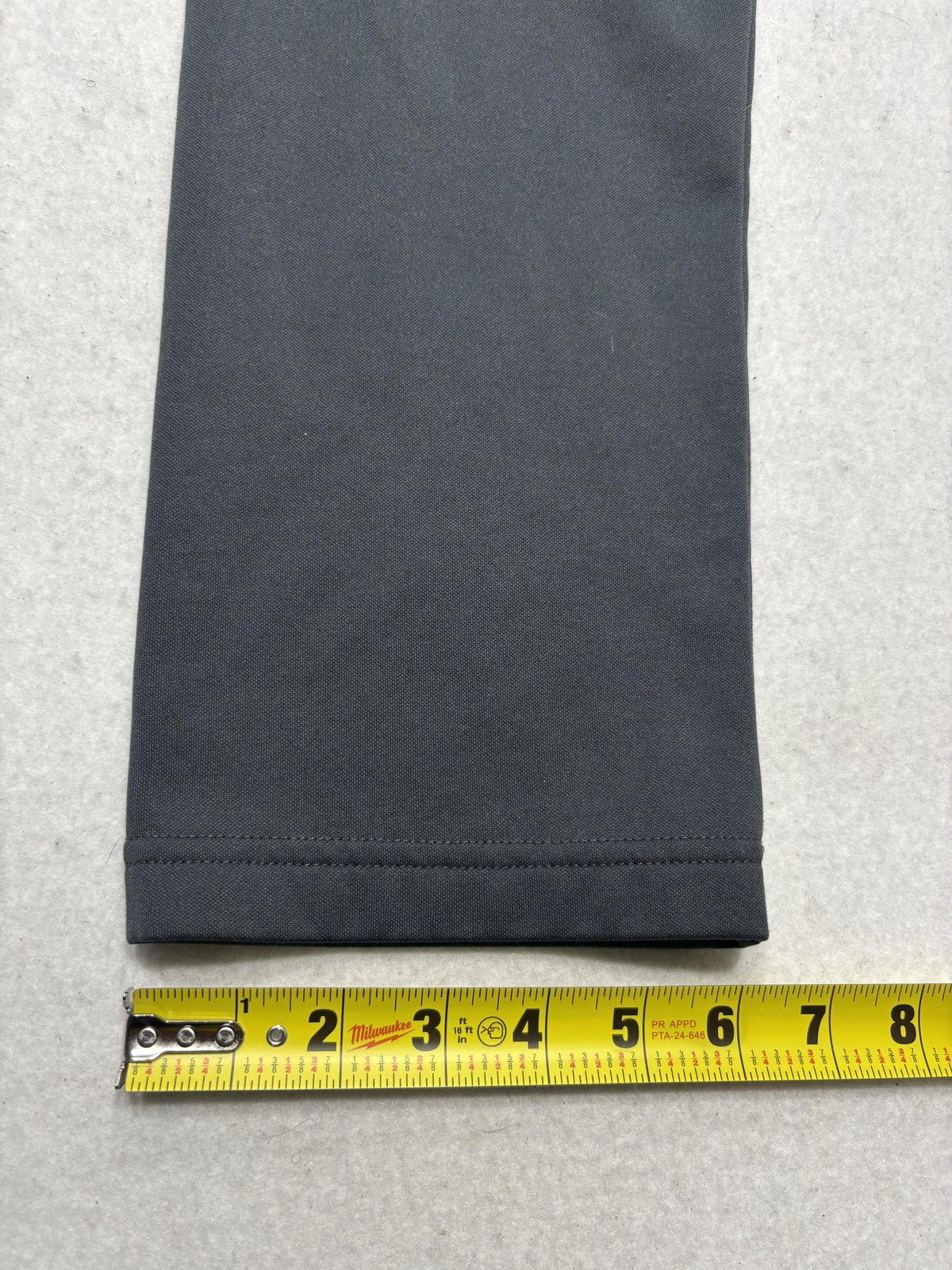 Nike Dri-FIT Track Pants Boys L Gray Elastic Waist Logo Athletic Sport