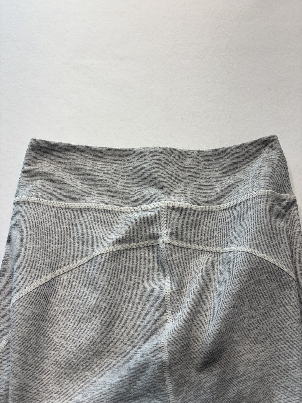 Outdoor Voices Leggings Womens Small Gray Colorblock Stretch Knit Ankle