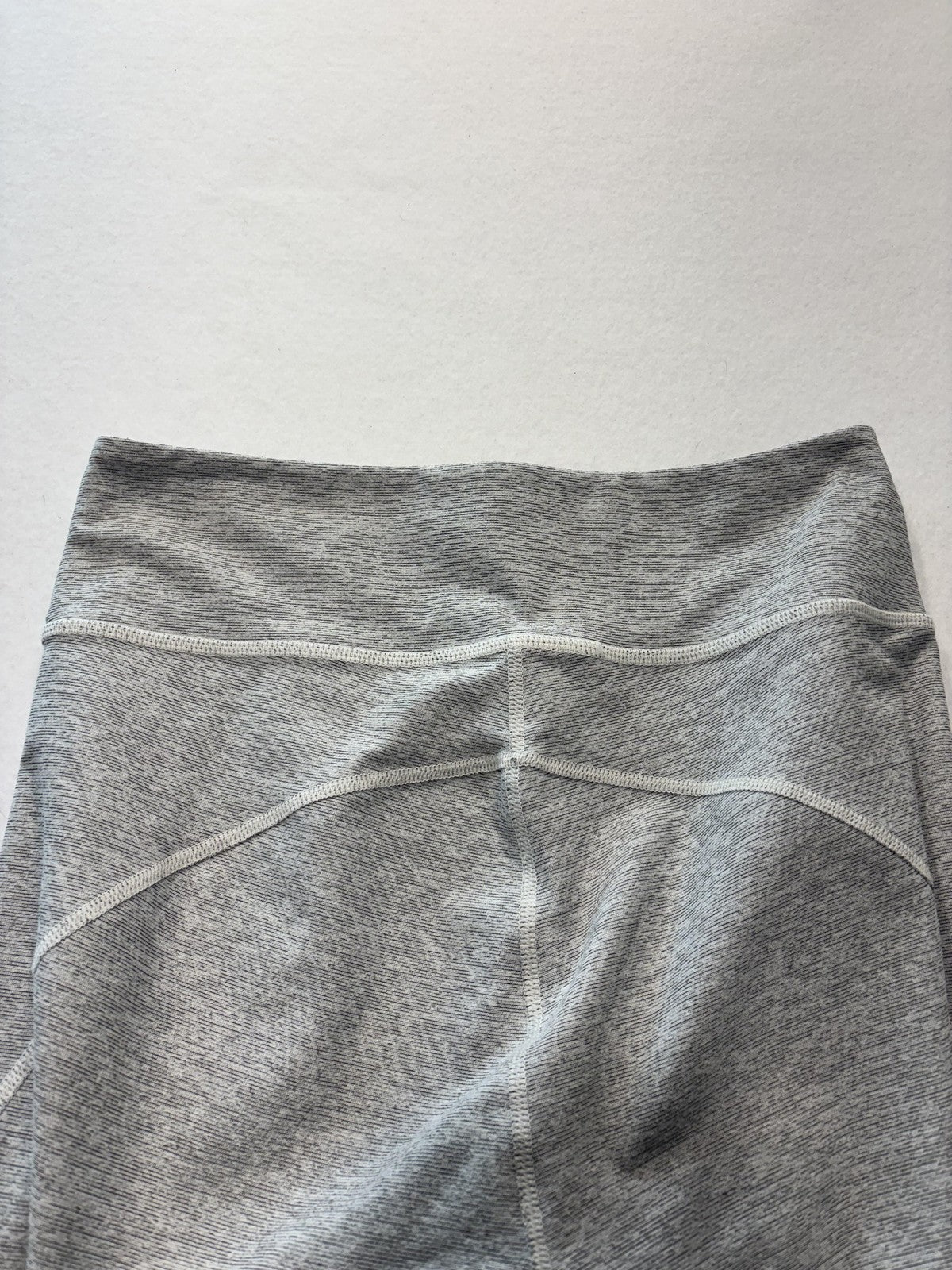 Outdoor Voices Leggings Womens Small Gray Colorblock Stretch Knit Ankle