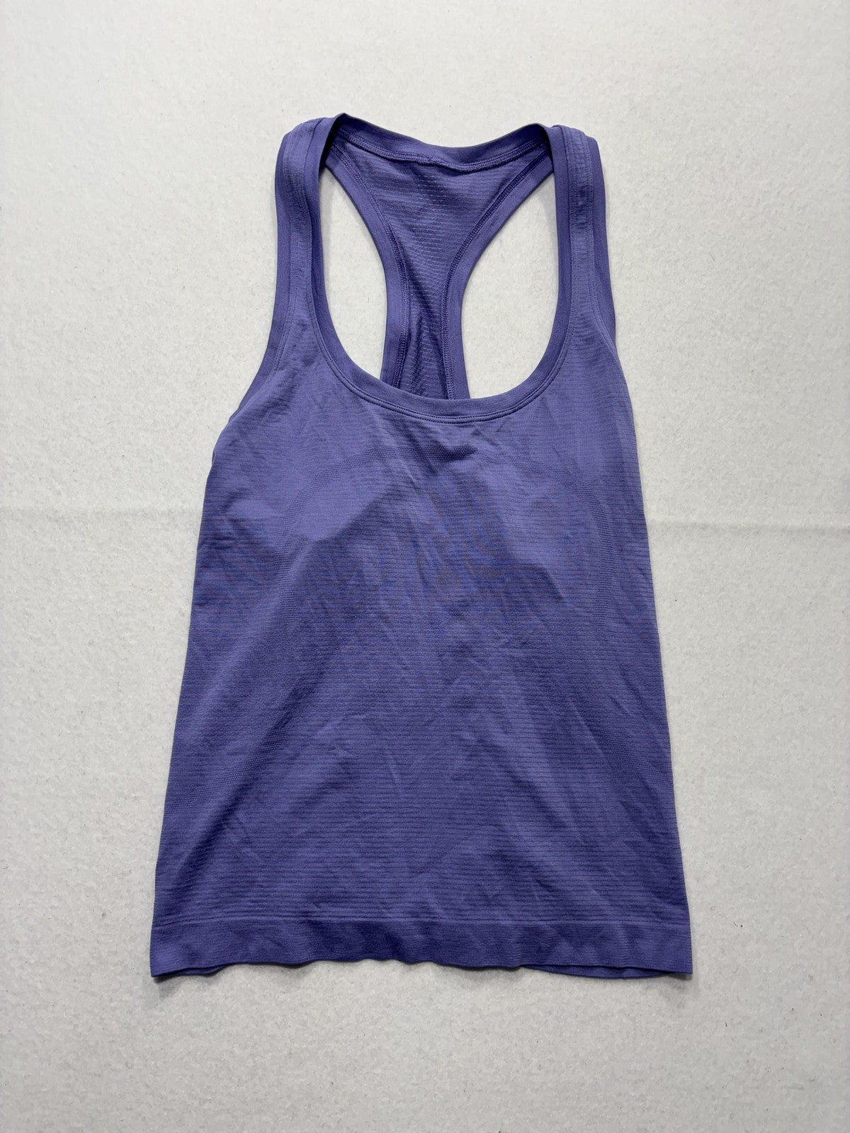 Lululemon Tank Womens Small Purple Racerback Seamless Knit Athletic Top