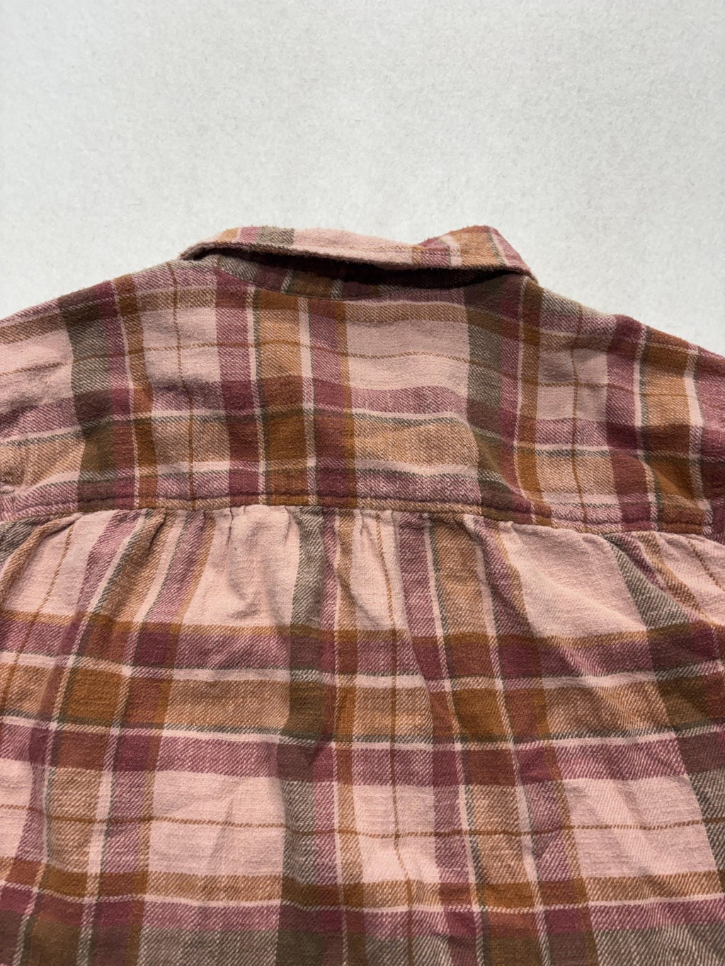 American Eagle Outfitters Button Up Shirt Womens Small Pink Plaid Flannel Casual