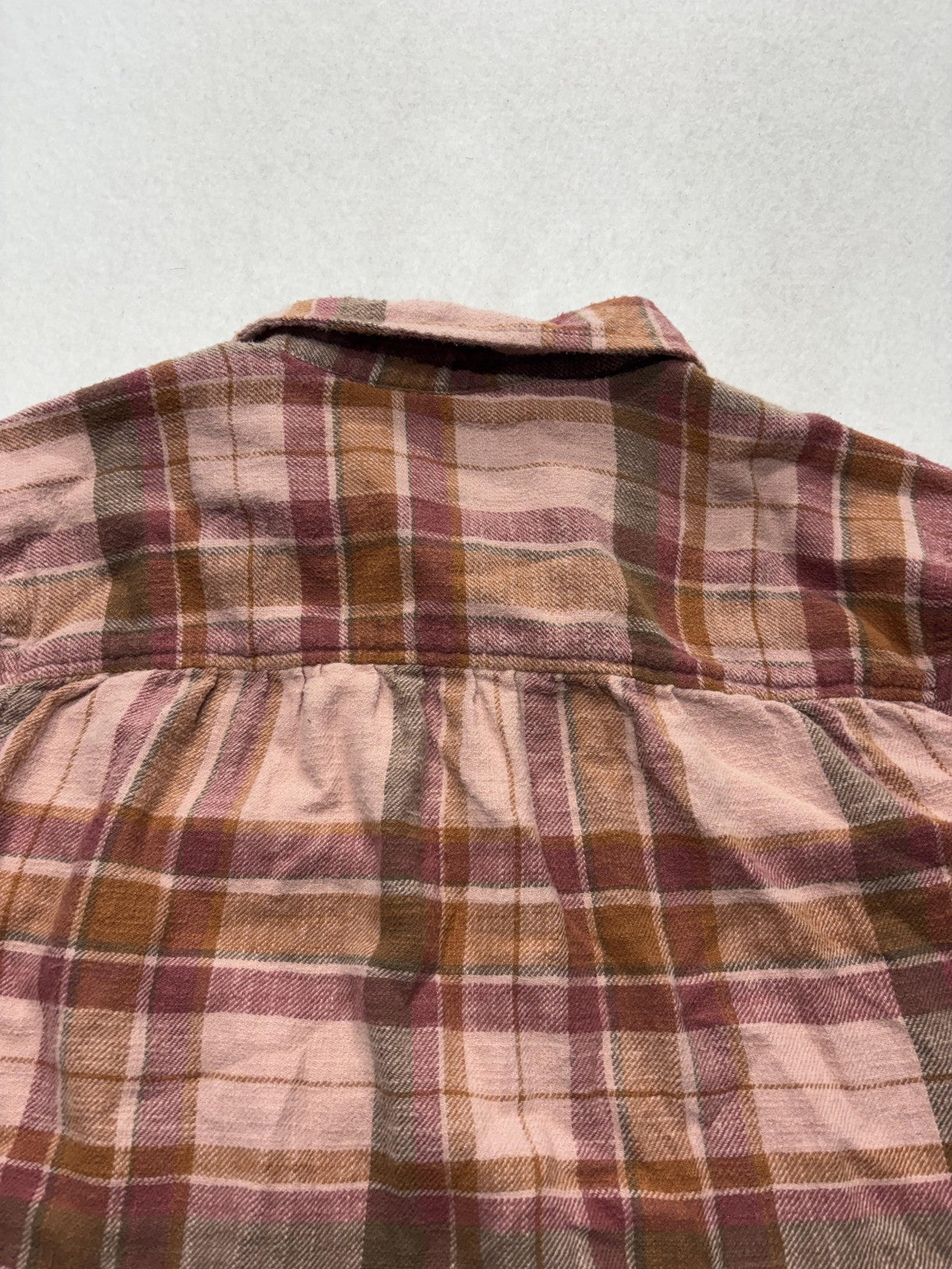 American Eagle Outfitters Button Up Shirt Womens Small Pink Plaid Flannel Casual