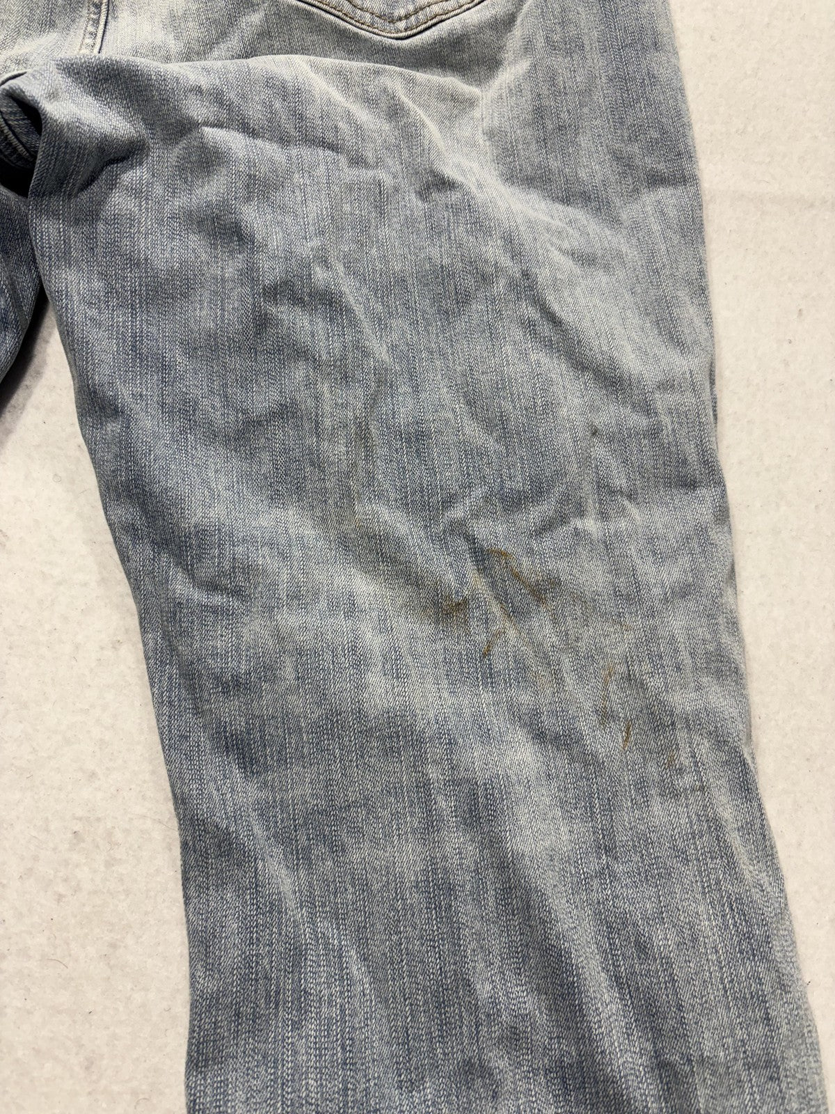 Torrid Jeans Womens 14 Plus Blue Light Wash High Rise Straight Distressed 36x30