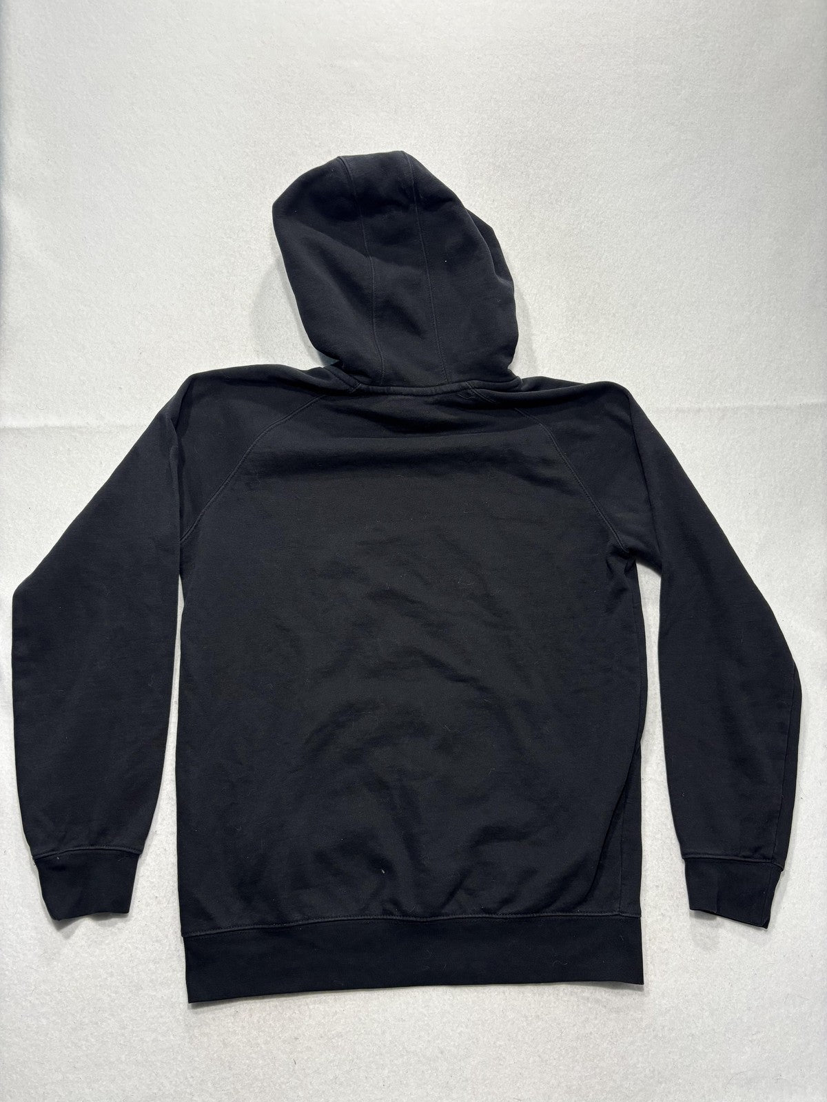 CSG Hoodie Mens Medium Black Fleece Pullover Kangaroo Pocket Solid Casual