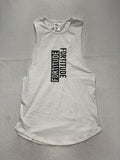 Hypr Wear Muscle Tank Mens XL White Fortitude Graphic Gym Training Athletic