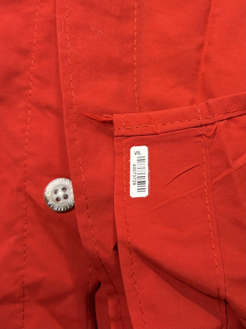 Columbia PFG Bahama Shirt Mens Big 5X Red Long Sleeve Vented Fishing Button Up