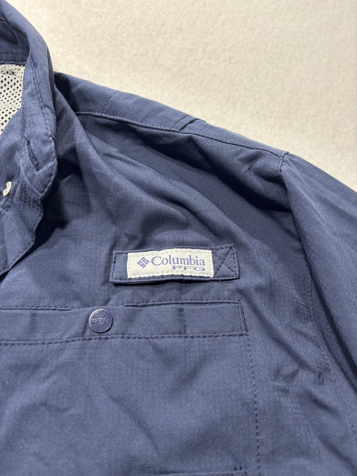 Dallas Cowboys Shirt Mens XL Blue NFL Football Columbia PFG Omni Shade Fishing