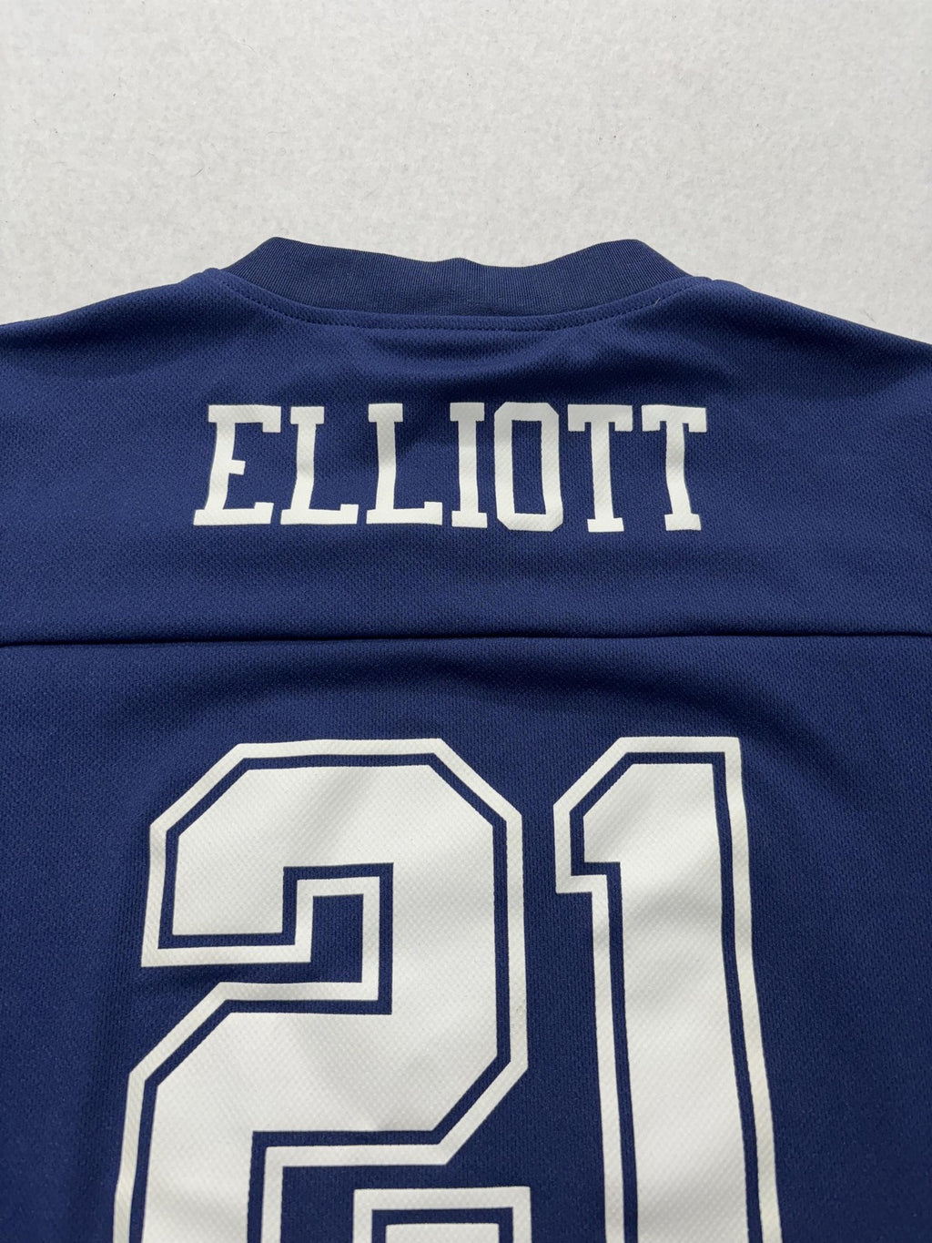 Dallas Cowboys Jersey Boys Medium Blue NFL Football Authentic Elliott 21