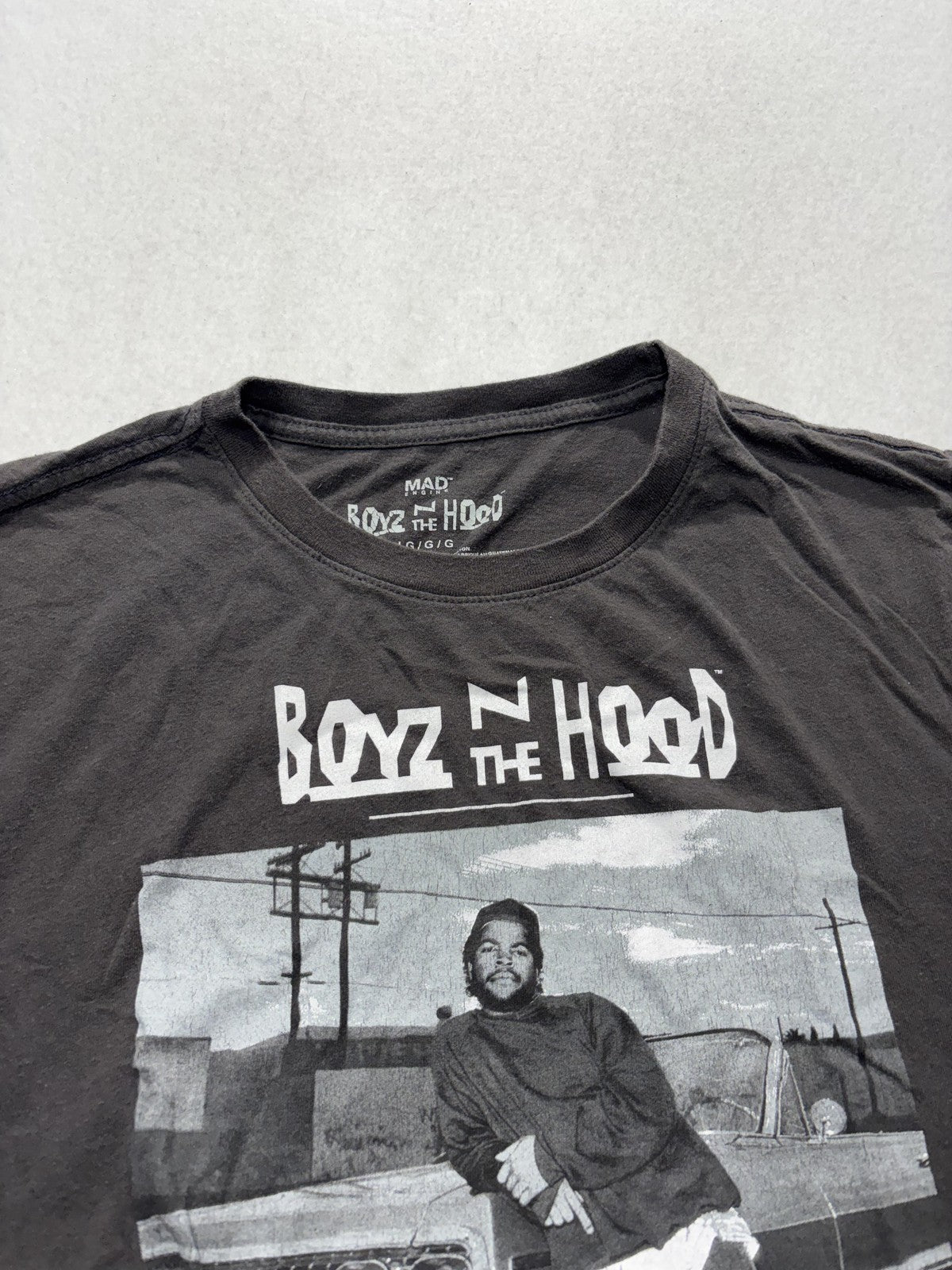 Mad Engine Boyz N The Hood Shirt Mens Large Black 1991 Movie Graphic Tee