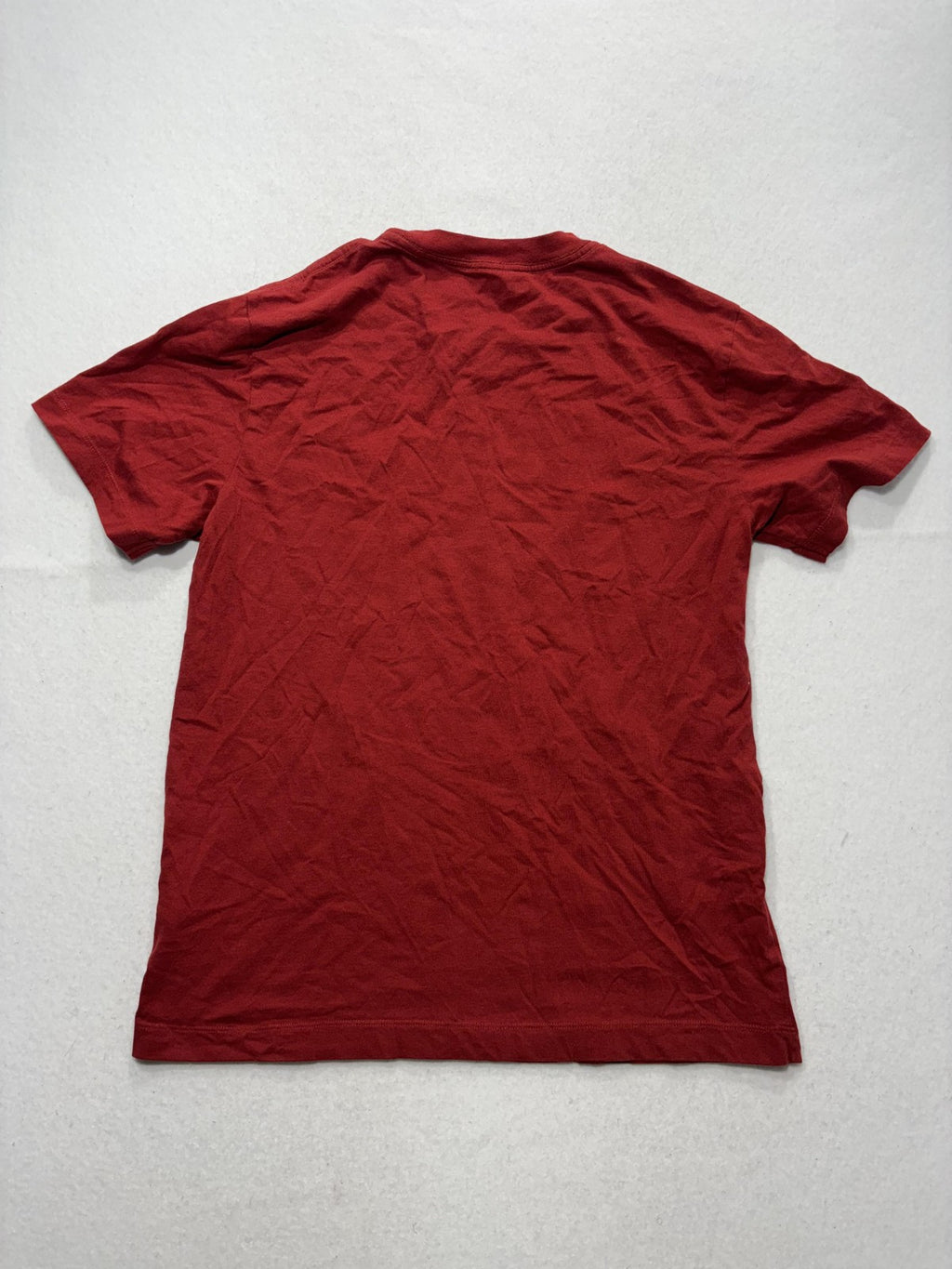 True Religion Shirt Mens Small Red Buddha Logo Graphic Tee Short Sleeve Cotton