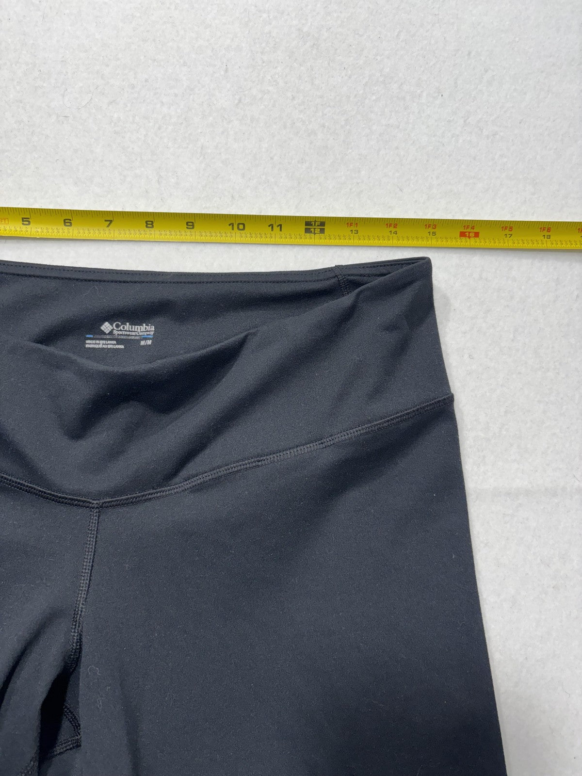 Columbia Leggings Womens Medium Black Stretch Knit Ankle Pull On Athletic Yoga