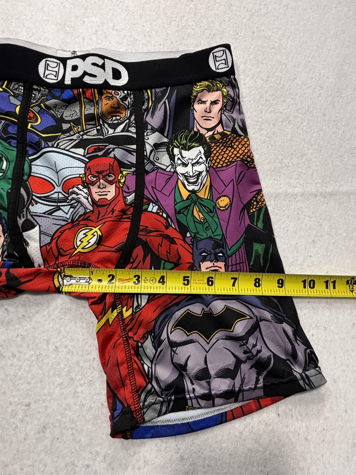 PSD Boxer Briefs Mens Medium Multicolor Justice League Batman Superman Flash