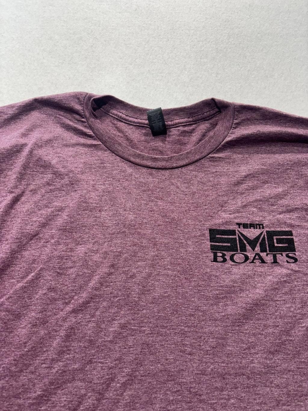 Gildan Shirt Mens XL Purple Team SMG Boats Axis Bennington Malibu Graphic Tee