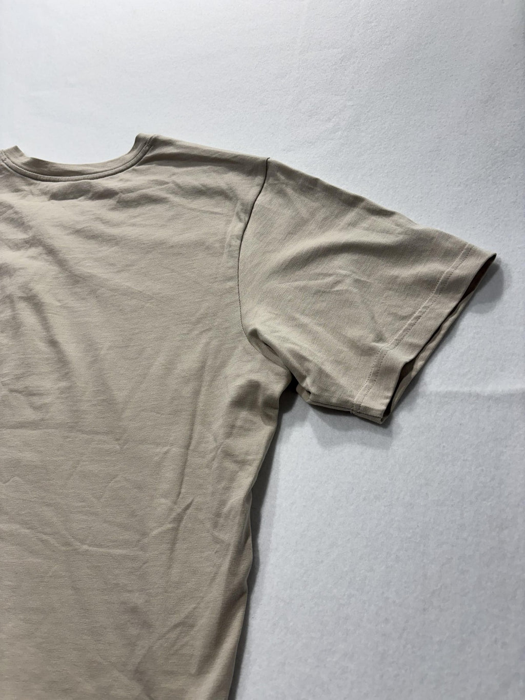 Columbia Shirt Mens Large Beige Short Sleeve Henley Logo T-Shirt Casual
