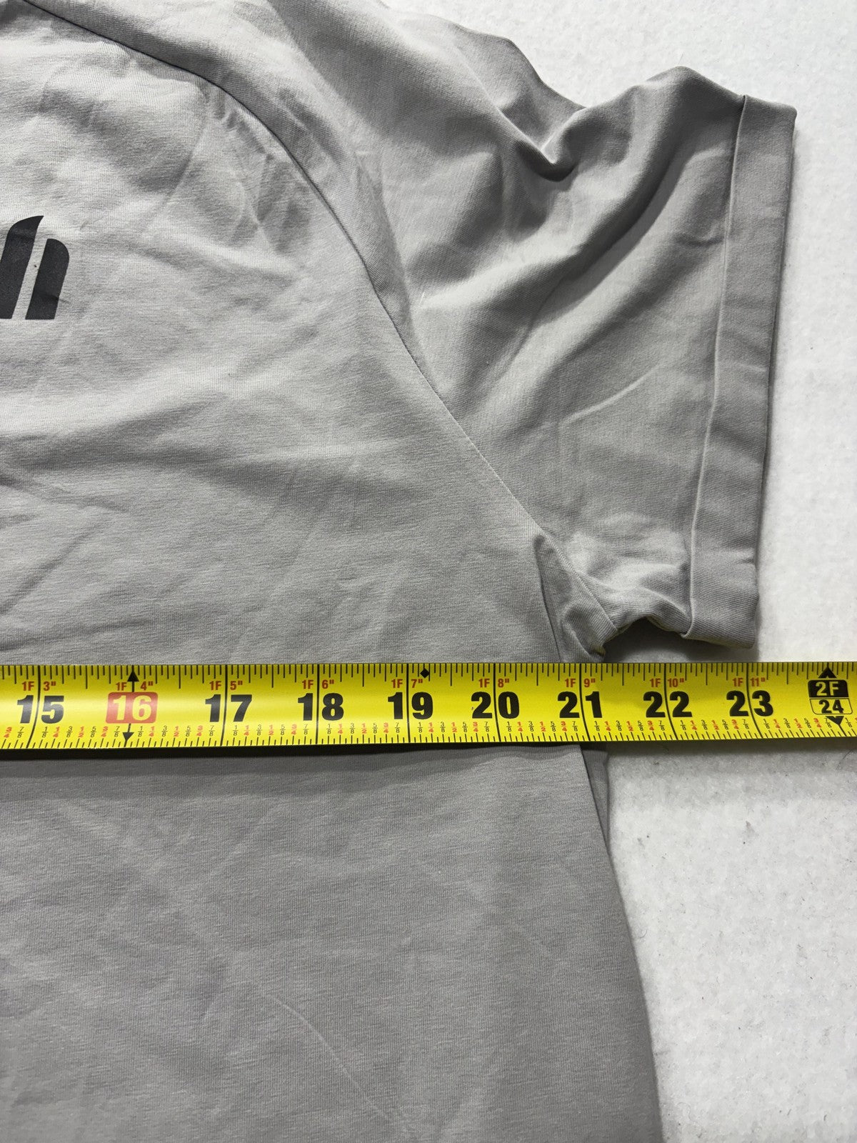 HyprMV Shirt Mens XL Gray Incognito Training Tee Raglan Athletic Gym Stretch