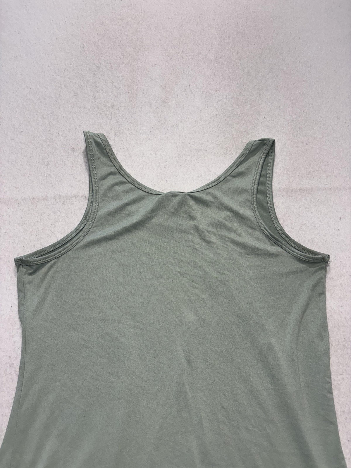 Rue21 Tank Top Juniors XL Green Scoop Neck Stretch Jersey Basic Casual Summer